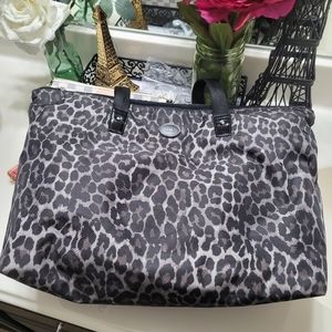 Coach Leopard Travel bag with pouch
